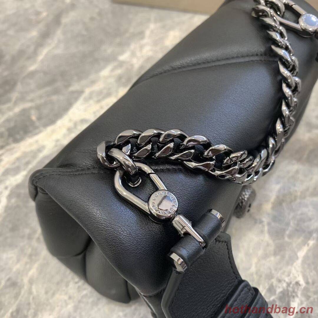 Bvlgari Serpenti Forever leather small crossbody bag B219068 black Bvlgari Serpenti Forever leather small crossbody bag B219068 black