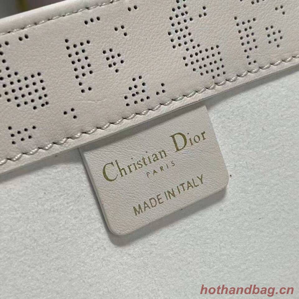 DIOR BOOK TOTE leather Constellation Embroidery M1297ZR white DIOR BOOK TOTE leather Constellation Embroidery M1297ZR white