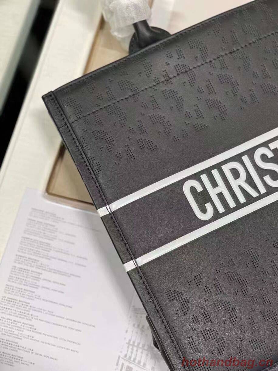 DIOR BOOK TOTE leather Constellation Embroidery M1296ZR black DIOR BOOK TOTE leather Constellation Embroidery M1296ZR black