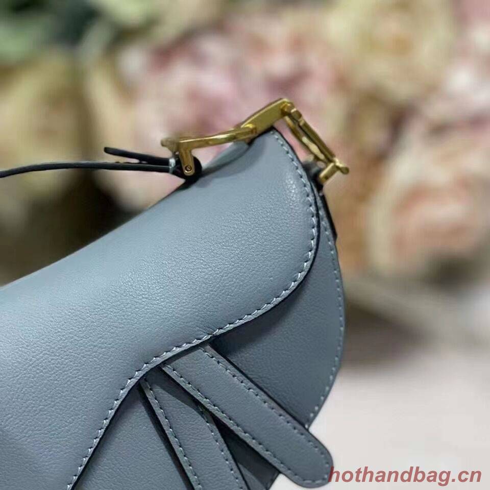 DIOR SADDLE BAG mini Calfskin C8160 blue DIOR SADDLE BAG mini Calfskin C8160 blue