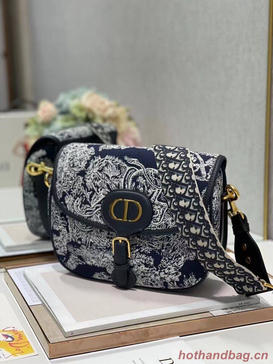 Large DIOR BOBBY BAG Warm Taupe Box Oblique Embroidery C9267 dark blue Large DIOR BOBBY BAG Warm Taupe Box Oblique Embroidery C9267 dark blue