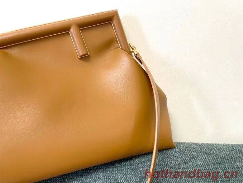 FENDI FIRST MEDIUM leather bag 8BP127AB brown FENDI FIRST MEDIUM leather bag 8BP127AB brown