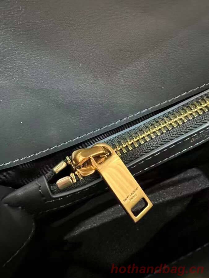 Yves Saint Laurent COLLEGE MEDIUM IN QUILTED SUEDE 600279 blue Yves Saint Laurent COLLEGE MEDIUM IN QUILTED SUEDE 600279 blue