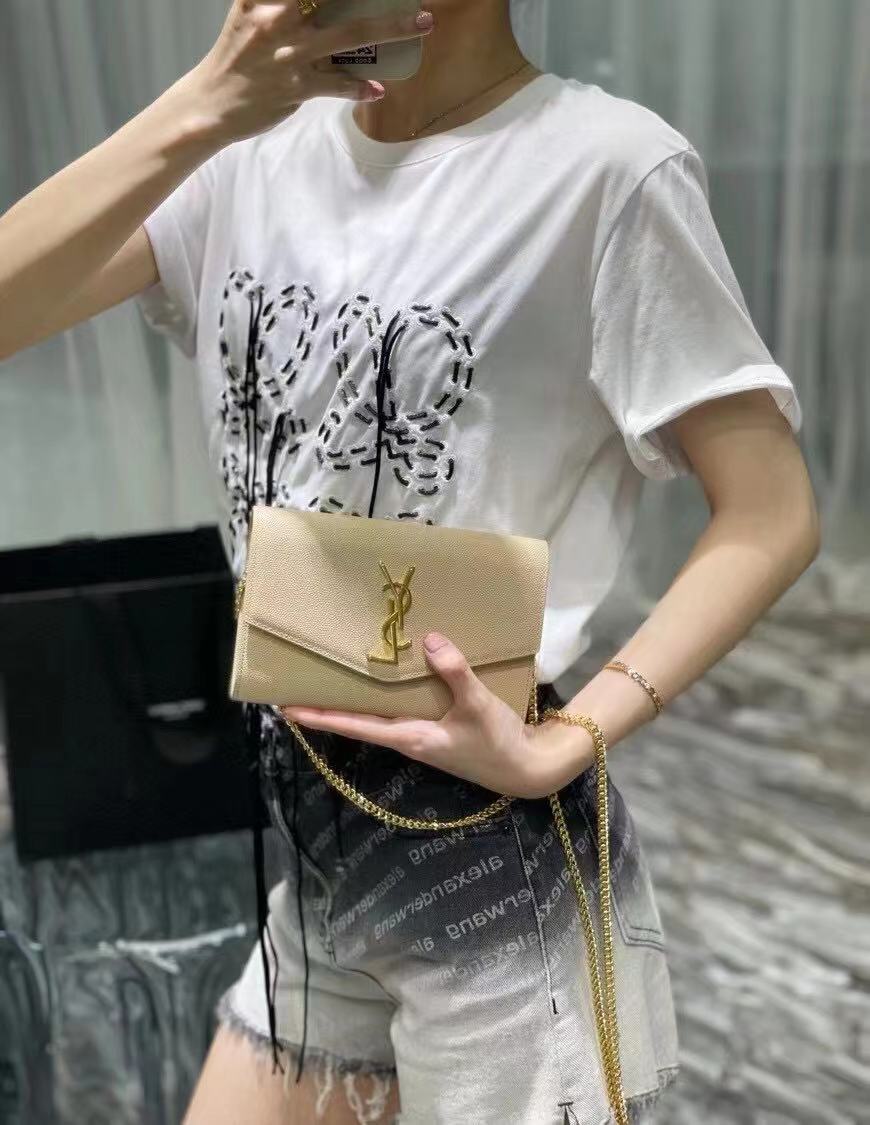 Yves Saint Laurent Calf leather cross-body bag Y707788 BEIGE Yves Saint Laurent Calf leather cross-body bag Y707788 BEIGE