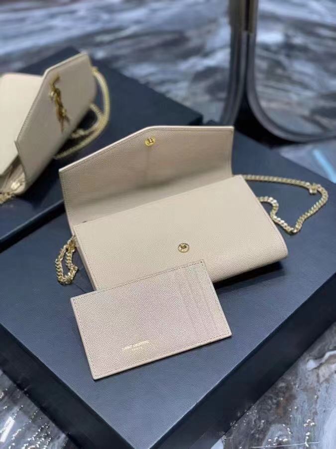 Yves Saint Laurent Calf leather cross-body bag Y707788 BEIGE Yves Saint Laurent Calf leather cross-body bag Y707788 BEIGE