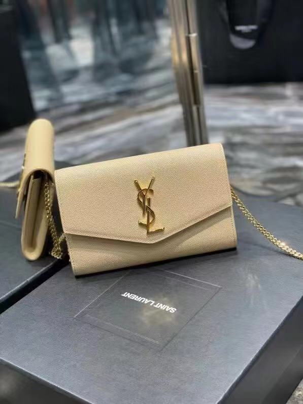 Yves Saint Laurent Calf leather cross-body bag Y707788 BEIGE Yves Saint Laurent Calf leather cross-body bag Y707788 BEIGE