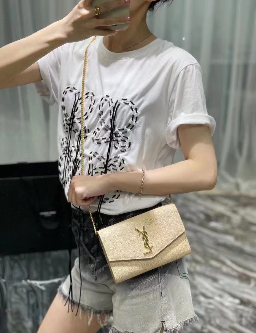 Yves Saint Laurent Calf leather cross-body bag Y707788 BEIGE Yves Saint Laurent Calf leather cross-body bag Y707788 BEIGE