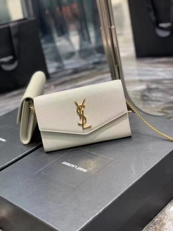 Yves Saint Laurent Calf leather cross-body bag Y707788 white Yves Saint Laurent Calf leather cross-body bag Y707788 white