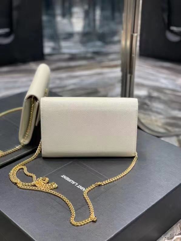 Yves Saint Laurent Calf leather cross-body bag Y707788 white Yves Saint Laurent Calf leather cross-body bag Y707788 white