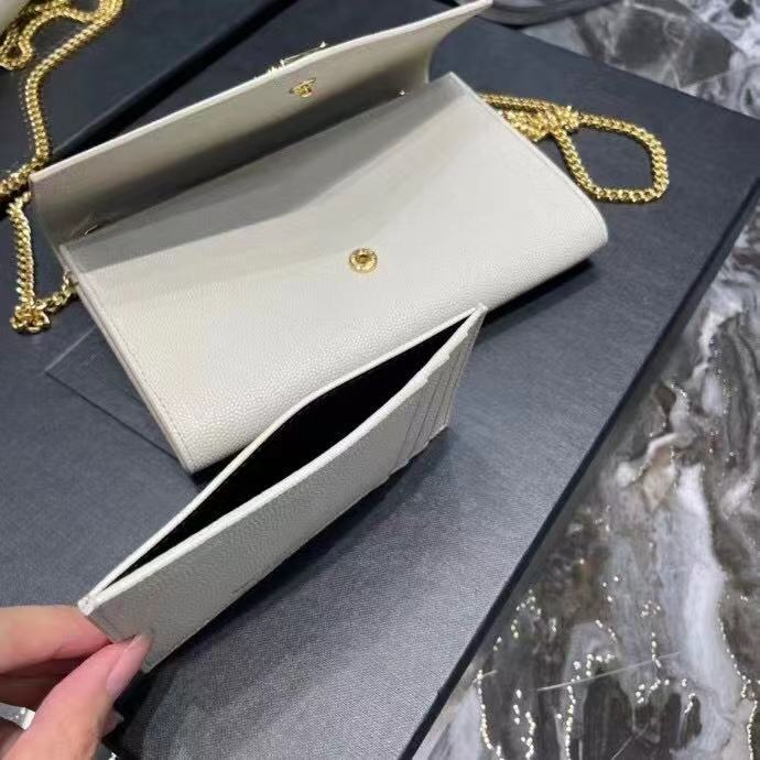 Yves Saint Laurent Calf leather cross-body bag Y707788 white Yves Saint Laurent Calf leather cross-body bag Y707788 white