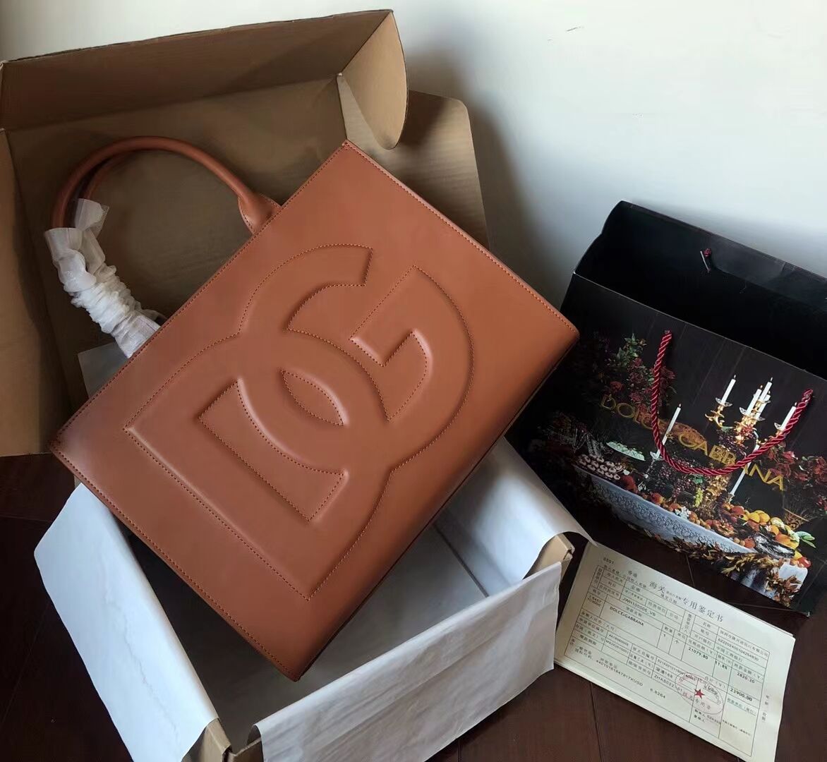 Dolce & Gabbana Origianl Leather Shoulder Bag 3041 brown Dolce & Gabbana Origianl Leather Shoulder Bag 3041 brown