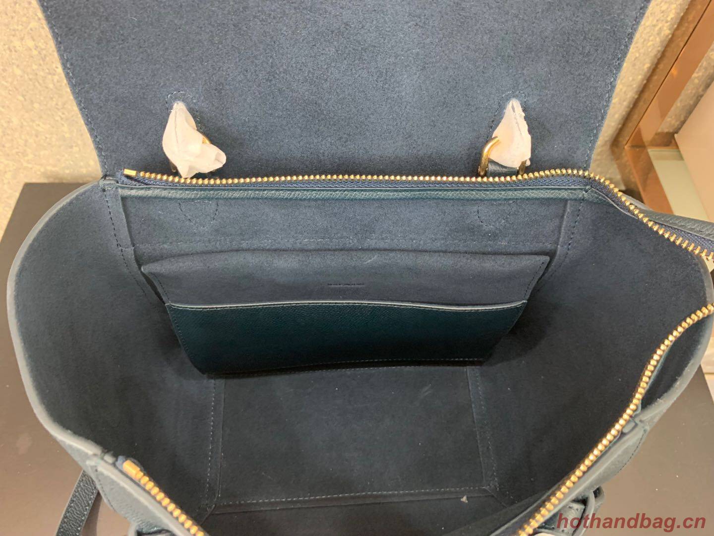 Celine Small Belt Bag Original Leather C9984 Dark Blue Celine Small Belt Bag Original Leather C9984 Dark Blue