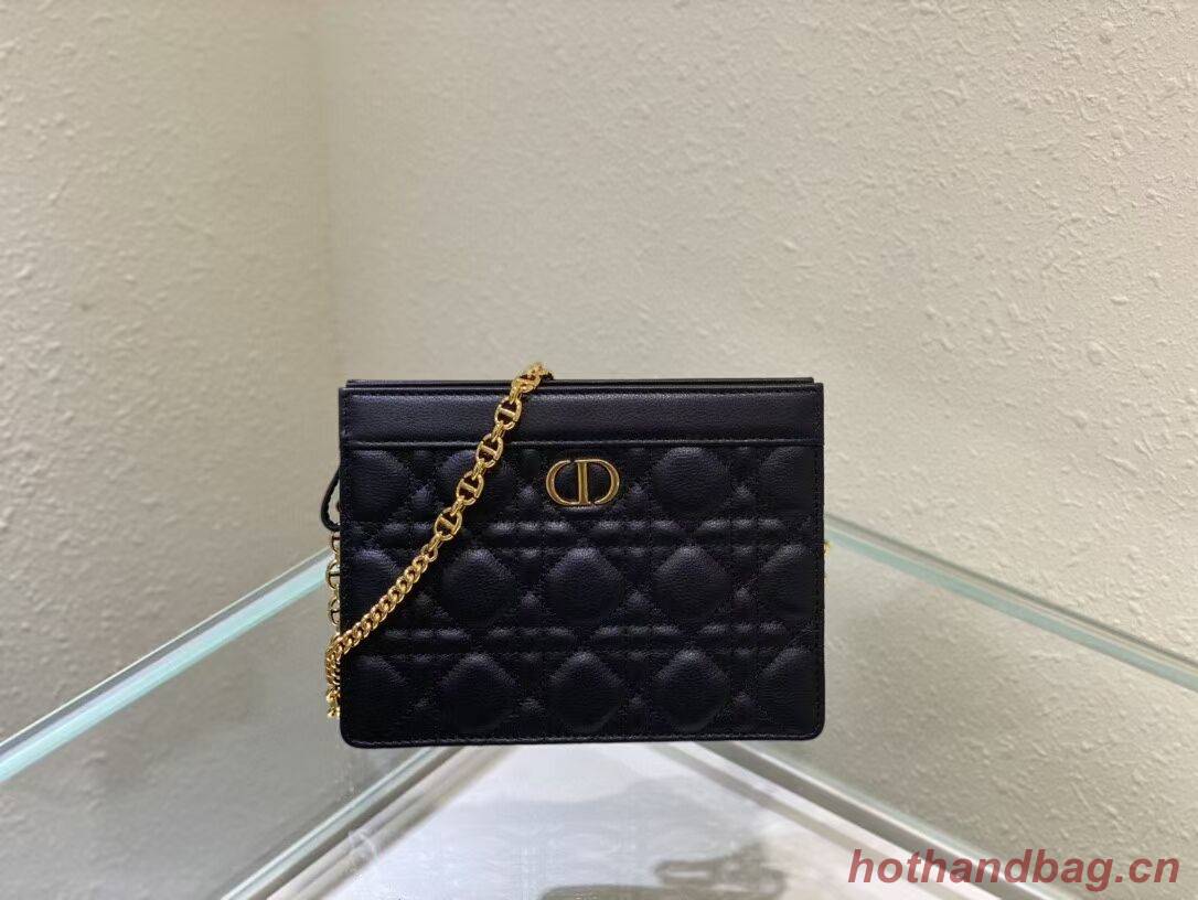 DIOR MINI BOBBY BAG Gradient Cannage Lambskin C4106 black DIOR MINI BOBBY BAG Gradient Cannage Lambskin C4106 black