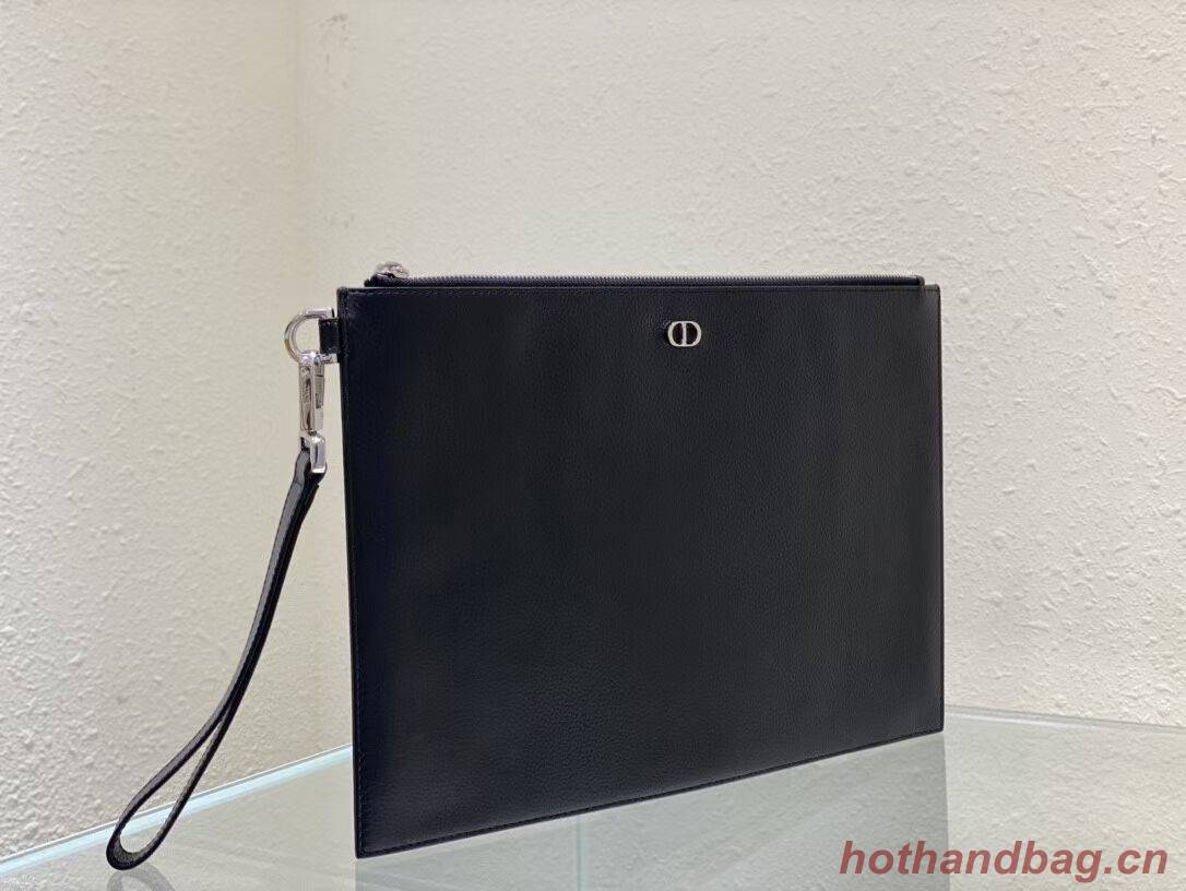 Dior Lambskin Cluth Bag C6112 Black Dior Lambskin Cluth Bag C6112 Black
