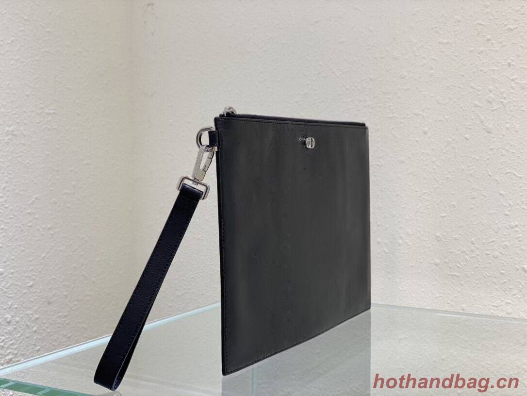 Dior Lambskin Cluth Bag C6112 Black Dior Lambskin Cluth Bag C6112 Black