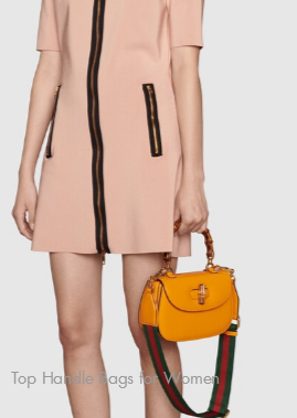 Gucci Small top handle bag with Bamboo 675797 yellow Gucci Small top handle bag with Bamboo 675797 yellow