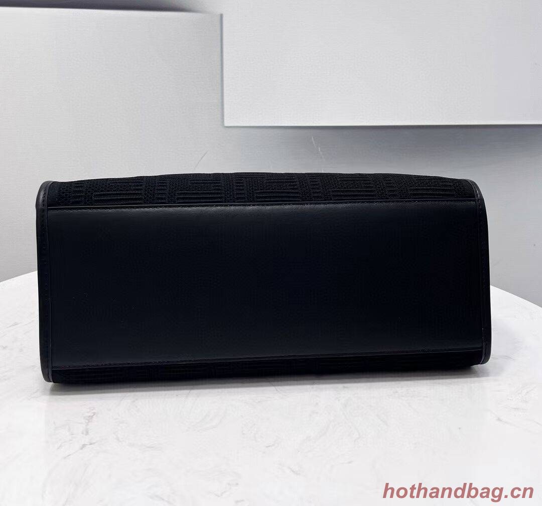 FENDI SUNSHINE MEDIUM FF fabric shopper 8BH386A black FENDI SUNSHINE MEDIUM FF fabric shopper 8BH386A black