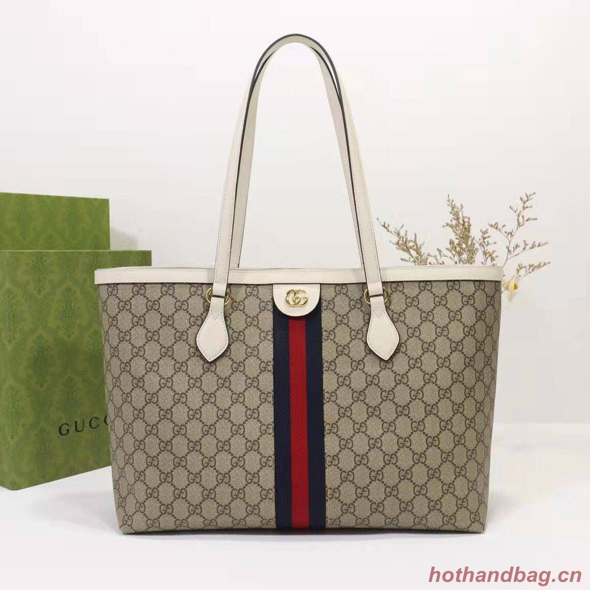 Gucci Ophidia series medium GG Tote Bag 631685 WHITE Gucci Ophidia series medium GG Tote Bag 631685 WHITE