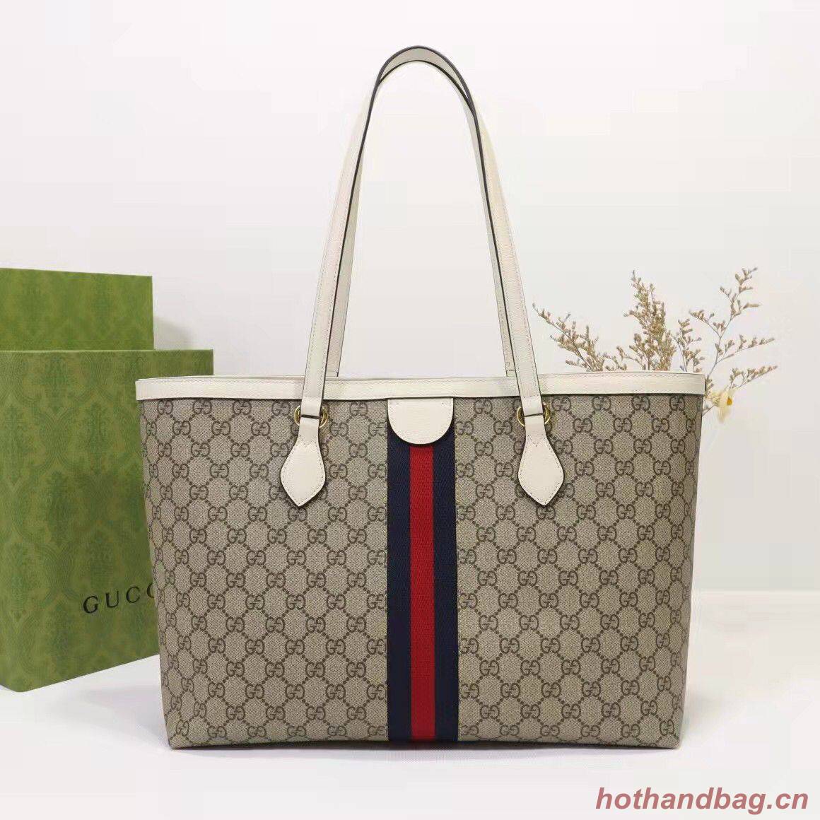 Gucci Ophidia series medium GG Tote Bag 631685 WHITE Gucci Ophidia series medium GG Tote Bag 631685 WHITE