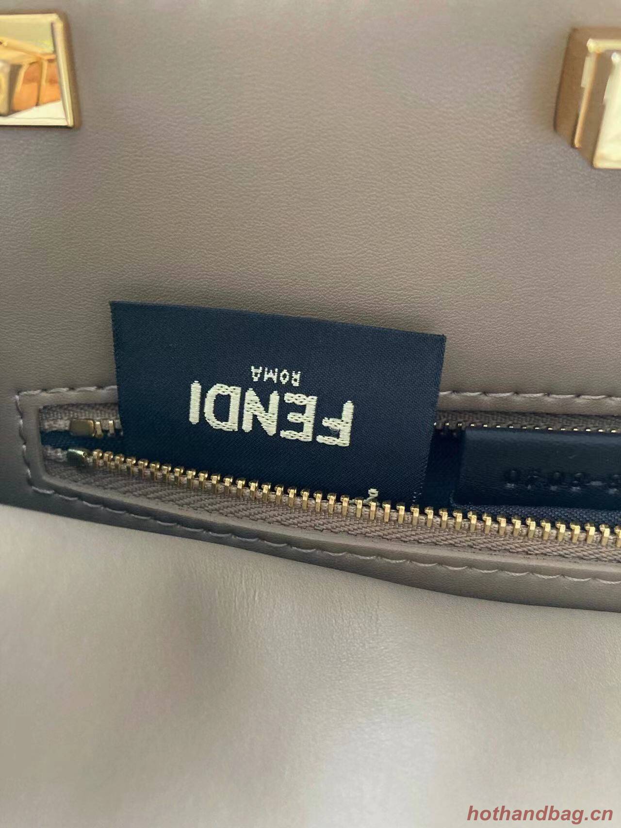 FENDI PEEKABOO ISEEU Original Leather Small bag 0196 Black