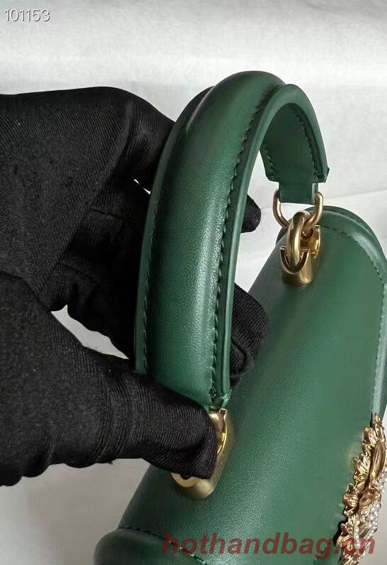 Dolce & Gabbana Origianl Leather Shoulder Bag 4011 green Dolce & Gabbana Origianl Leather Shoulder Bag 4011 green