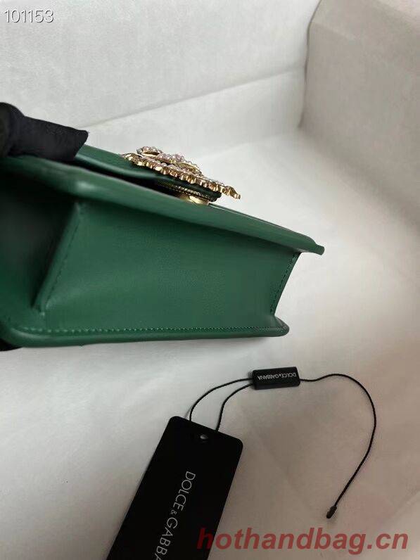 Dolce & Gabbana Origianl Leather Shoulder Bag 4011 green Dolce & Gabbana Origianl Leather Shoulder Bag 4011 green