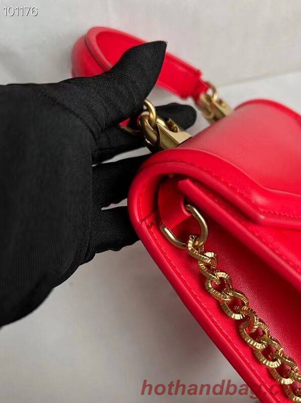 Dolce & Gabbana Origianl Leather Shoulder Bag 4011 red Dolce & Gabbana Origianl Leather Shoulder Bag 4011 red