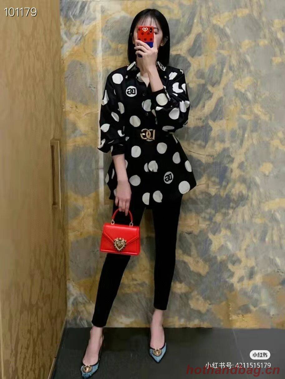 Dolce & Gabbana Origianl Leather Shoulder Bag 4011 red Dolce & Gabbana Origianl Leather Shoulder Bag 4011 red