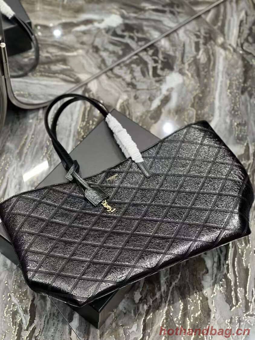 Yves Saint Laurent GABY SATCHEL IN QUILTED LAMBSKIN Y494195 black Yves Saint Laurent GABY SATCHEL IN QUILTED LAMBSKIN Y494195 black
