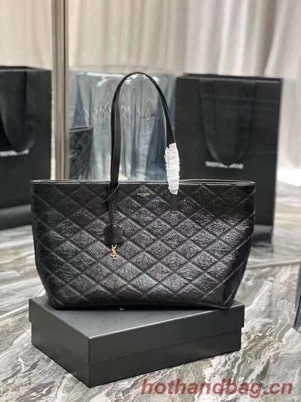 Yves Saint Laurent GABY SATCHEL IN QUILTED LAMBSKIN Y494195 black Yves Saint Laurent GABY SATCHEL IN QUILTED LAMBSKIN Y494195 black