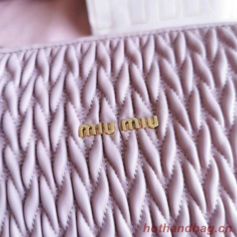 miu miu Matelasse Nappa Leather mini Shoulder Bag 6BE641 pink miu miu Matelasse Nappa Leather mini Shoulder Bag 6BE641 pink