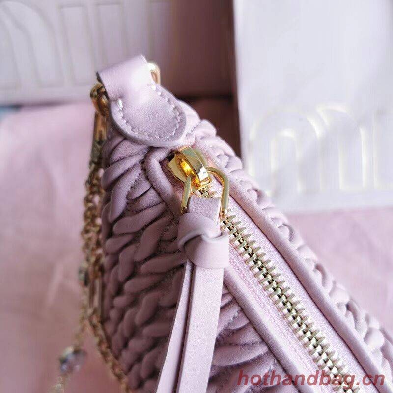 miu miu Matelasse Nappa Leather mini Shoulder Bag 6BE641 pink miu miu Matelasse Nappa Leather mini Shoulder Bag 6BE641 pink