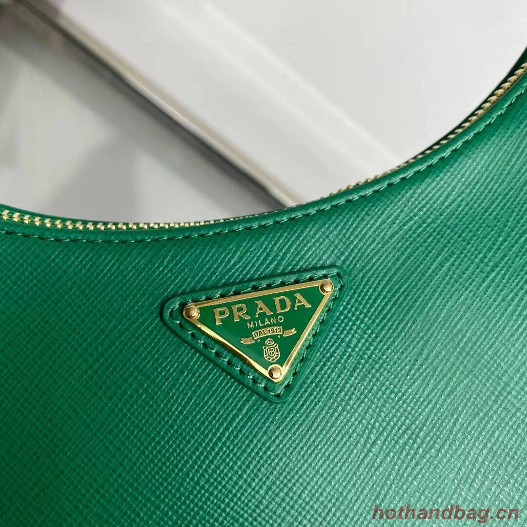 Prada Small Saffiano leather shoulder bag 1BD330 green Prada Small Saffiano leather shoulder bag 1BD330 green