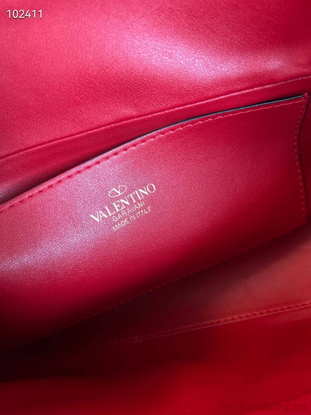 VALENTINO GARAVANI Loco Calf leather bag V2028 red VALENTINO GARAVANI Loco Calf leather bag V2028 red