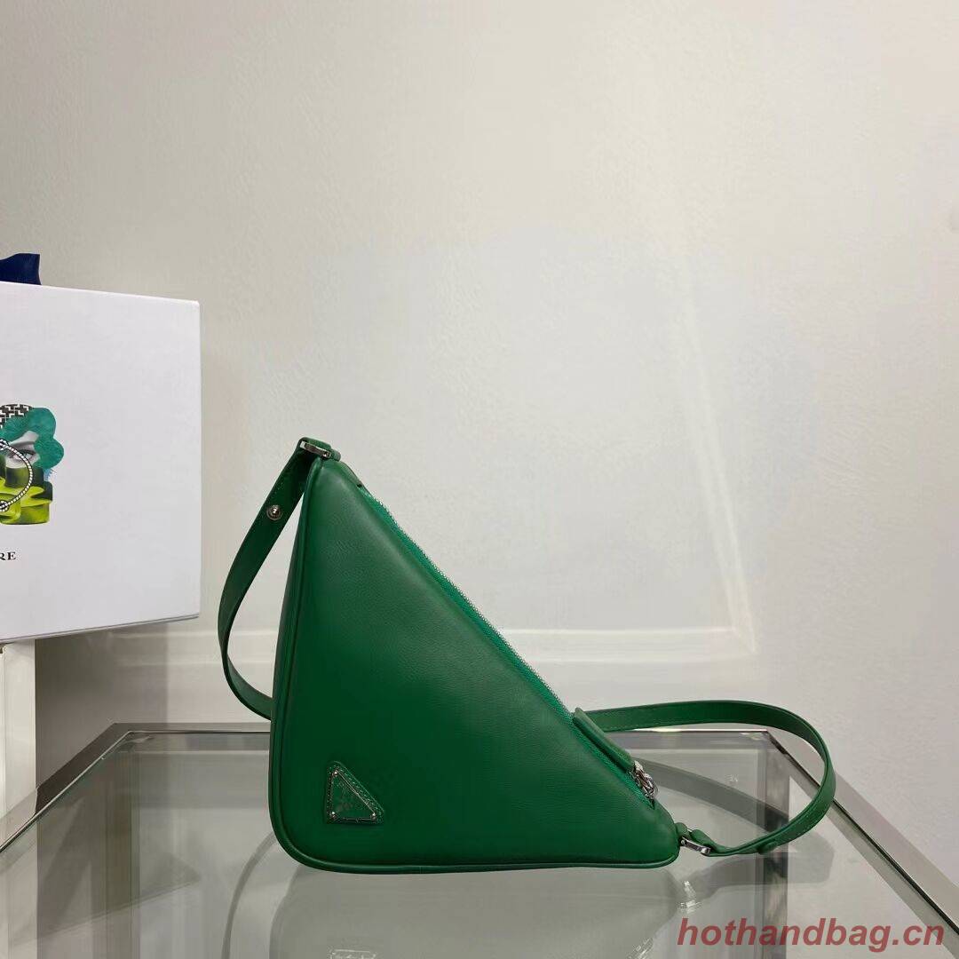 Prada Padded nappa leather handbag 1BE003 green Prada Padded nappa leather handbag 1BE003 green