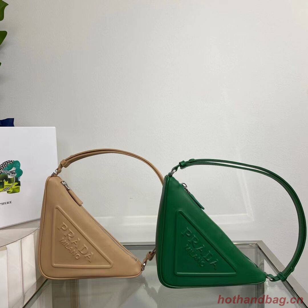 Prada Padded nappa leather handbag 1BE003 green Prada Padded nappa leather handbag 1BE003 green