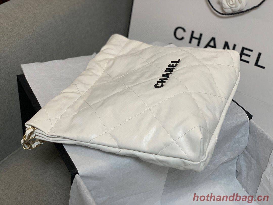 Chanel Calf leather shopping bag AS3261 White Chanel Calf leather shopping bag AS3261 White