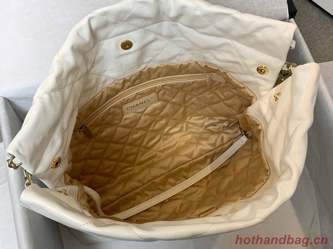 Chanel Calf leather shopping bag AS3261 White Chanel Calf leather shopping bag AS3261 White