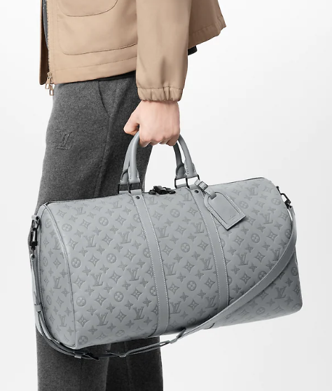 Louis Vuitton KEEPALL 50B M46117 Anthracite gray Louis Vuitton KEEPALL 50B M46117 Anthracite gray