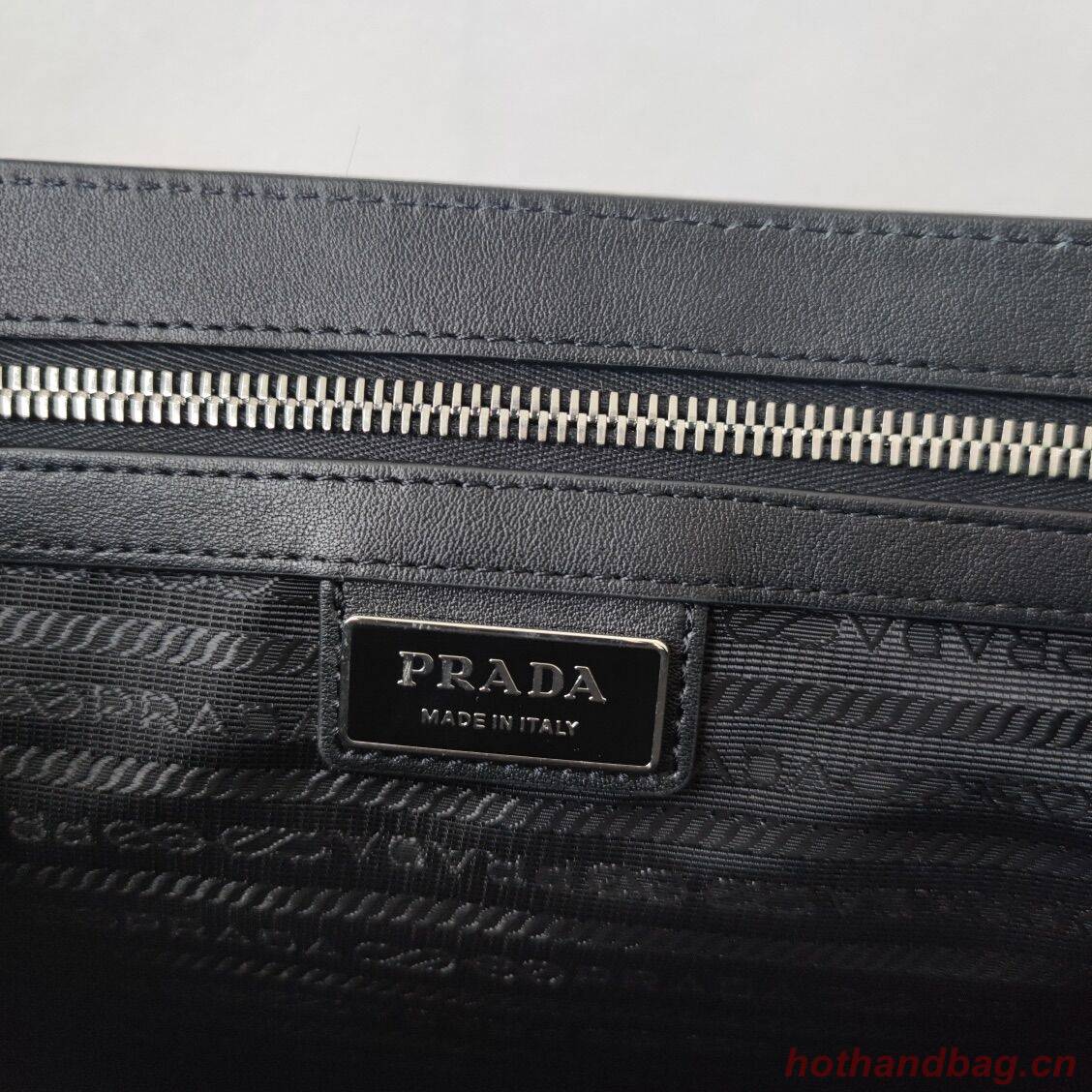 Prada Leather bag with shoulder strap 2BV031 black Prada Leather bag with shoulder strap 2BV031 black