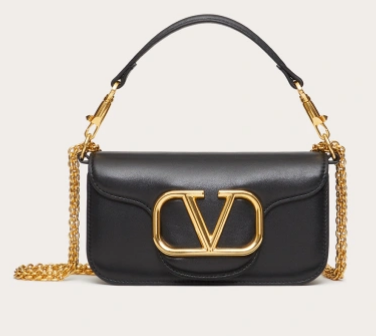 VALENTINO GARAVANI MINI LOCO Calf leather Shoulder Bag 1W2B0K black VALENTINO GARAVANI MINI LOCO Calf leather Shoulder Bag 1W2B0K black