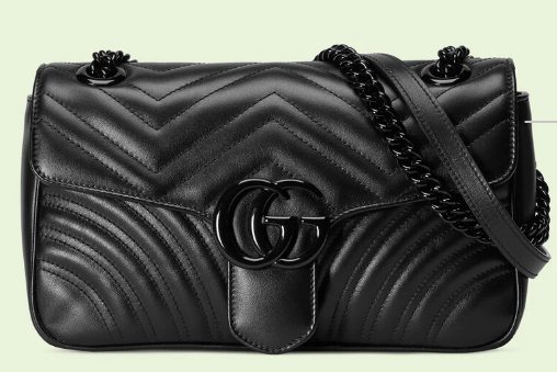 Gucci GG Marmont small shoulder bag 443497 black Gucci GG Marmont small shoulder bag 443497 black