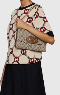 Gucci canvas Horsebit 1955 small bag 677286 brown Gucci canvas Horsebit 1955 small bag 677286 brown