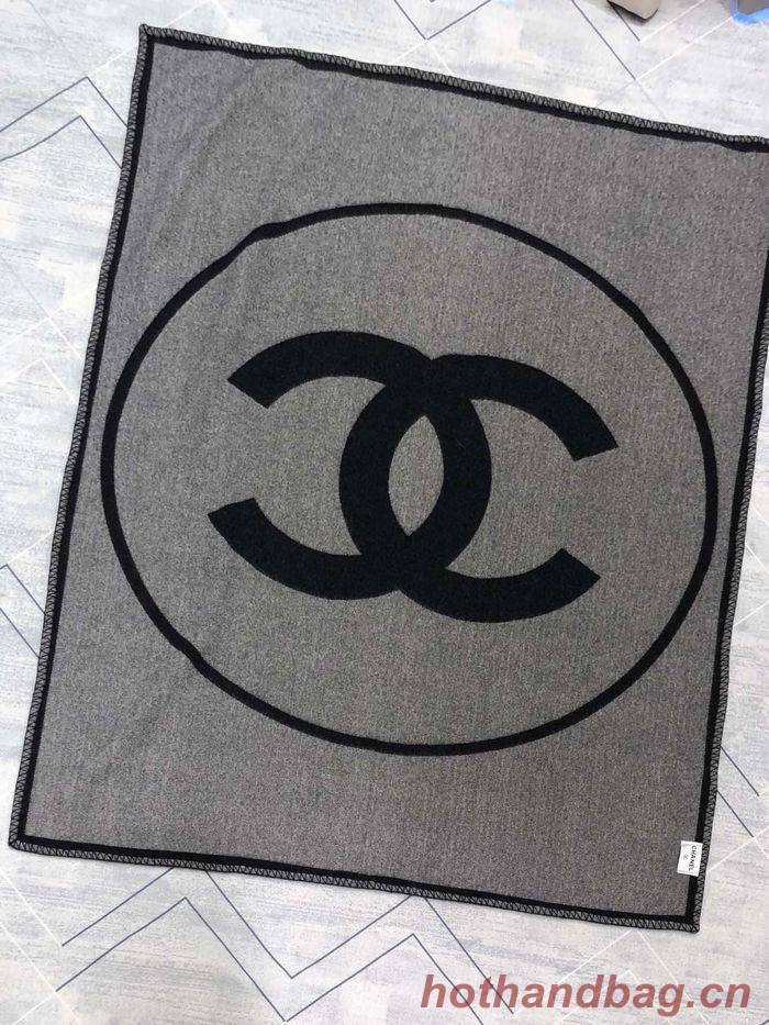 CHANEL Merino Wool Cashmere CC Throw Blanket CHB00003 CHANEL Merino Wool Cashmere CC Throw Blanket CHB00003