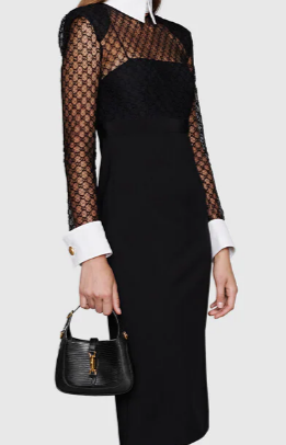 Gucci Jackie 1961 lizard mini bag 675799 black Gucci Jackie 1961 lizard mini bag 675799 black