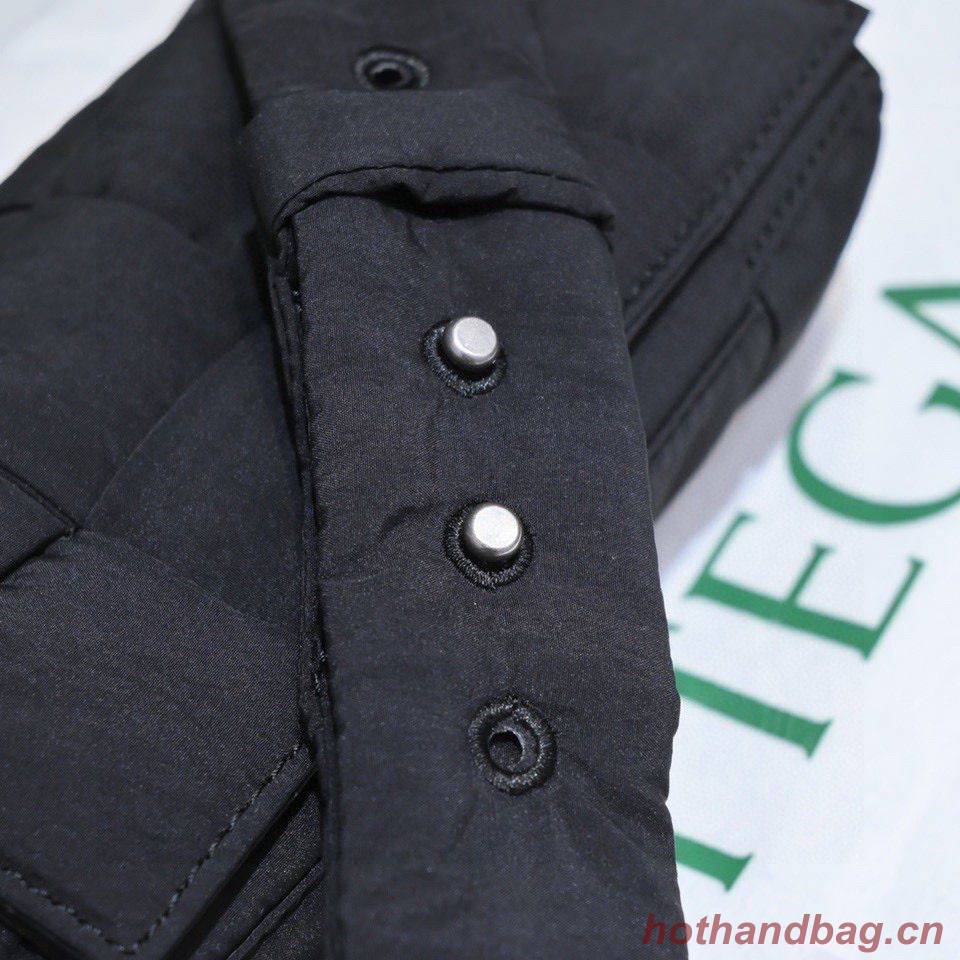 Bottega Veneta CASSETTE Mini Nylon belt bag 8952 Black Bottega Veneta CASSETTE Mini Nylon belt bag 8952 Black