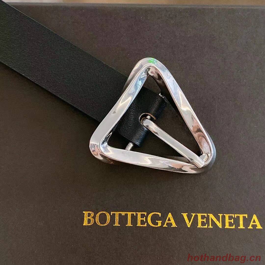 Bottega Veneta Original Leather Belt 5553 Black Bottega Veneta Original Leather Belt 5553 Black