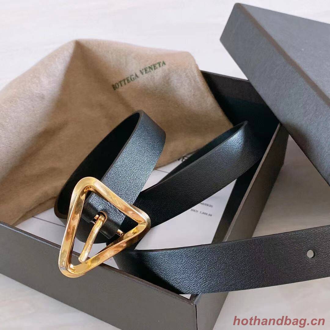 Bottega Veneta Original Leather Belt 5553 Black Bottega Veneta Original Leather Belt 5553 Black