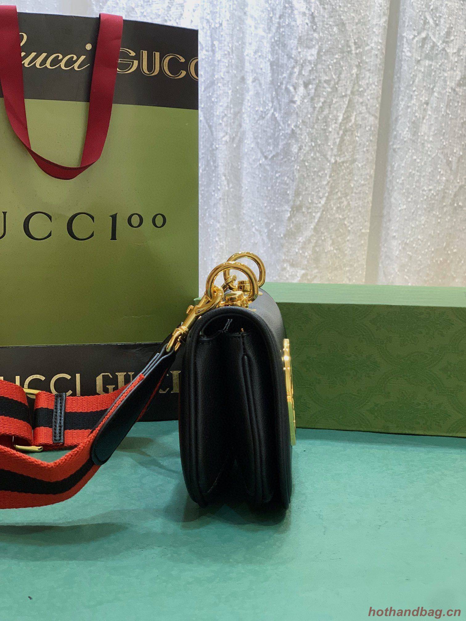 Gucci Blondie Original leahter shoulder bag 698643 black Gucci Blondie Original leahter shoulder bag 698643 black
