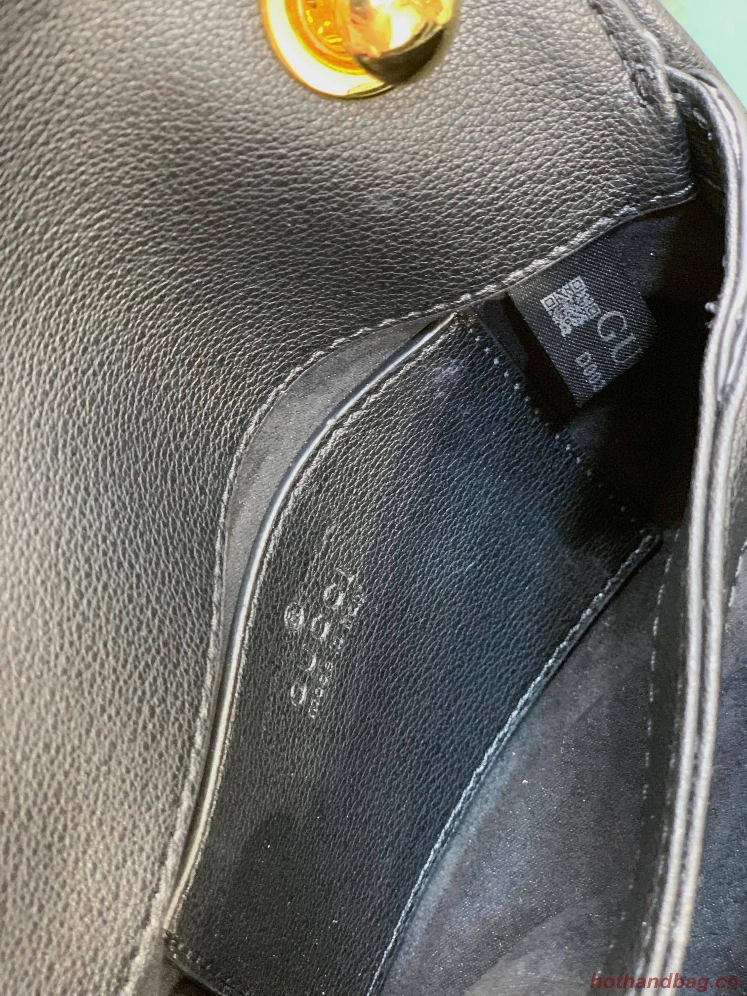 Gucci Blondie Original leahter shoulder bag 698643 black Gucci Blondie Original leahter shoulder bag 698643 black